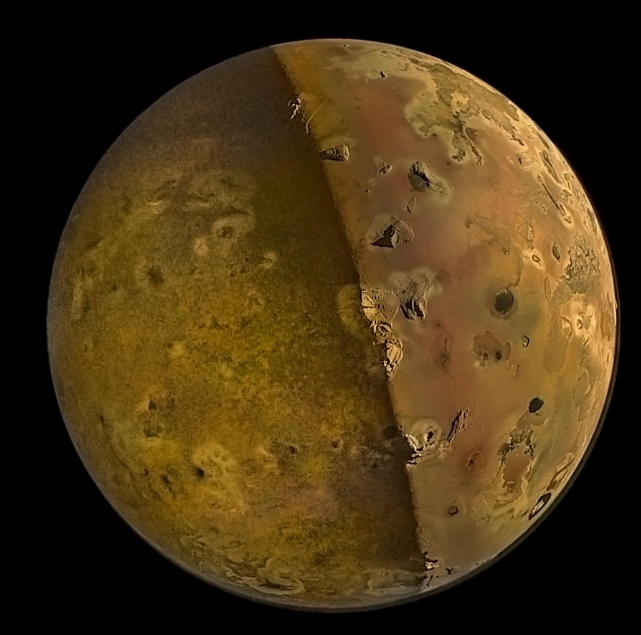 捕捉到木星火山卫星木卫一的惊人图像-DG城市