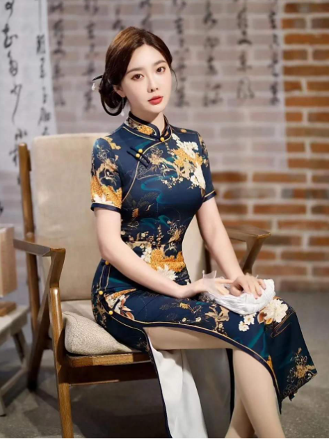 图片[2]-中国旗袍：东方服饰的千年风雅与现代魅力